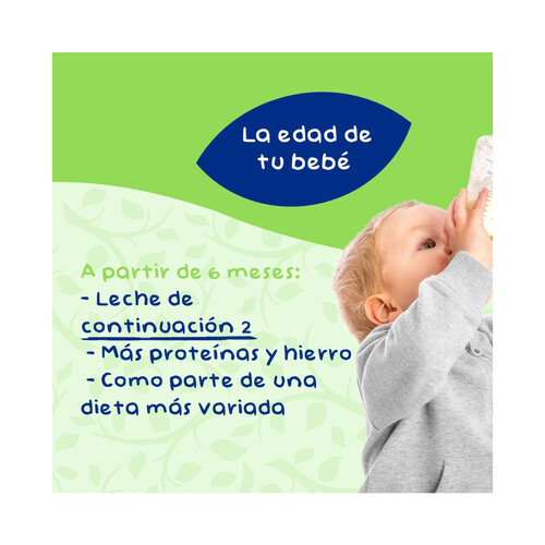 HERO Nutrasense premium Leche (2) de continuación para bebes a paritr de 6 meses 800 g.