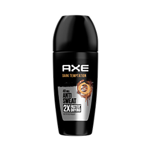 AXE Dark temptation Desodorante roll on para hombre con protección antitranspirante hasta 48 horas 50 ml.