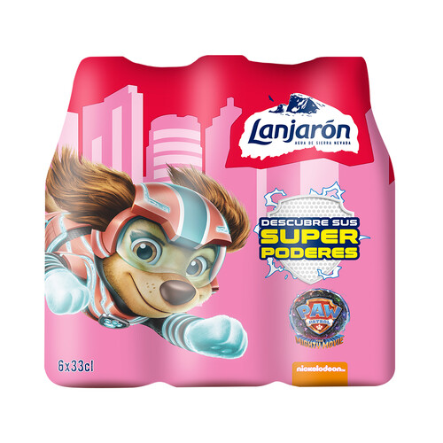 LANJARÓN Agua mineral sport infantil pack de 6 uds. x 33 cl.