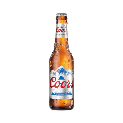 COORS Cerveza rubia americana botella 33 cl.