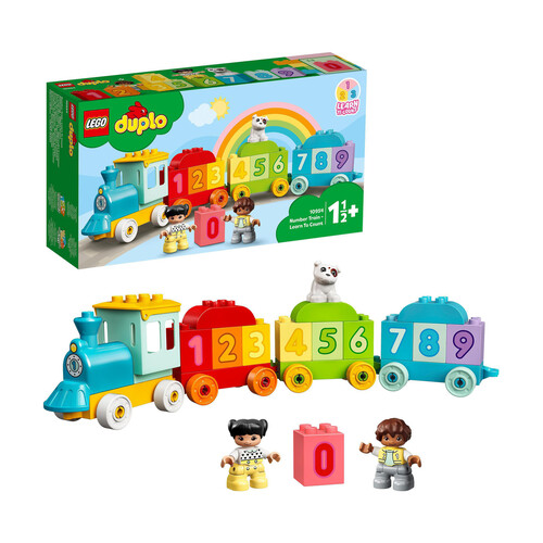 Juego de construcciones Tren de los Números: Aprende a Contar con 23 piezas, LEGO DUPLO 10954.