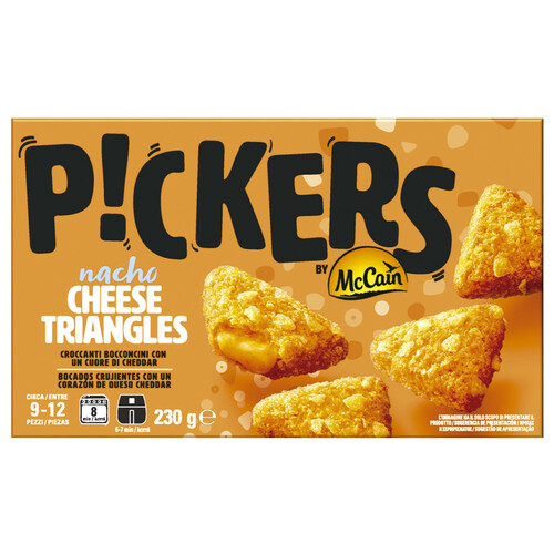 McCAIN Pickers Bocados crujientes con corazón de queso cheddar 230 g.