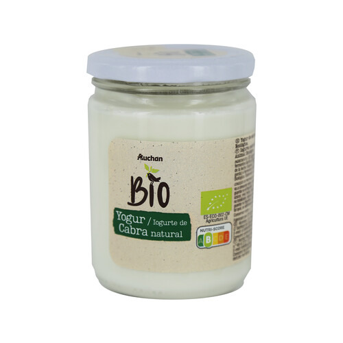 Yogur natural de cabra ALCAMPO ECOLÓGICO 420 g.