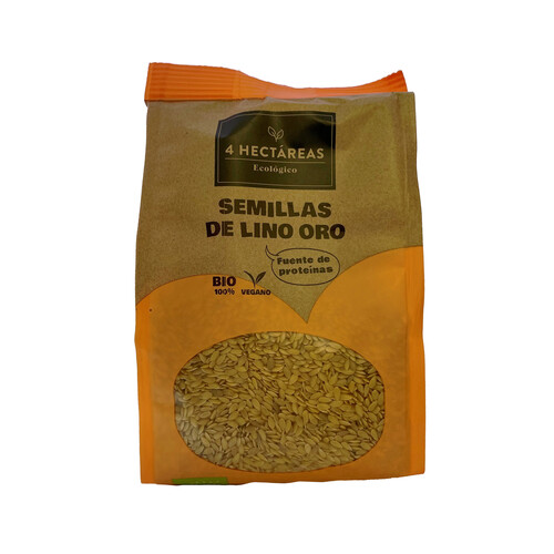 4 HECTÁREAS Bio Semillas de lino dorado 250 g 