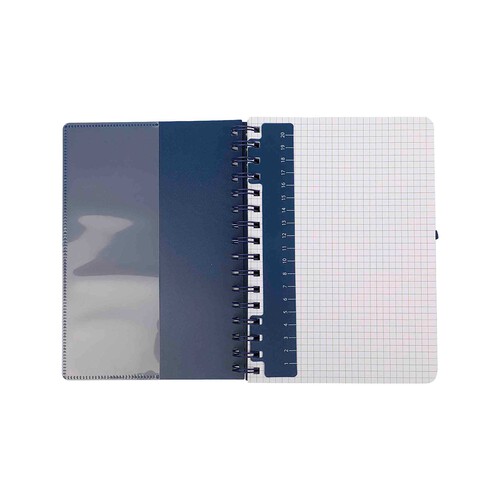 Cuaderno A5 80G 120H Espiral Tp Hojas Cuadricula Papel FSC PRODUCTO ALCAMPO