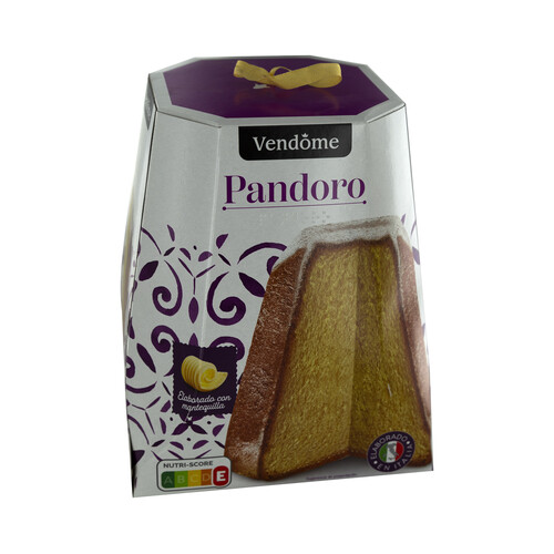 VENDOME Pandoro tradicional elaborado en Italia con mantequilla 750 g.