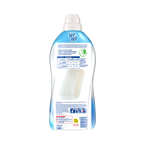 VERNEL Suavizante fresh control azul 1400 ml.