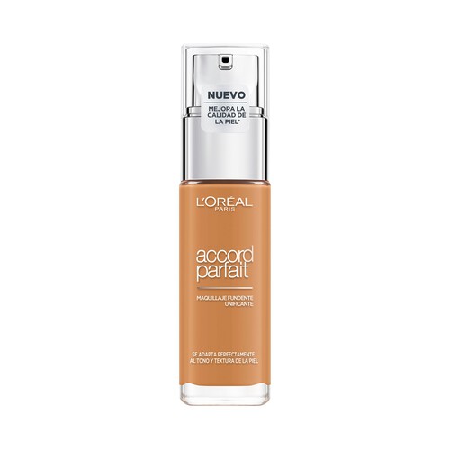 L'ORÉAL PARIS Accord Perfect Tono 5.5 Soleil Base maquillaje con textura fundente y sin efecto máscara.