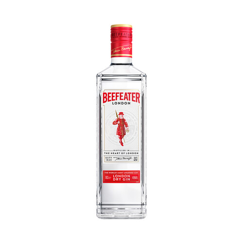 BEEFEATER Ginebra clásica tipo London dry gin botella 70 cl.