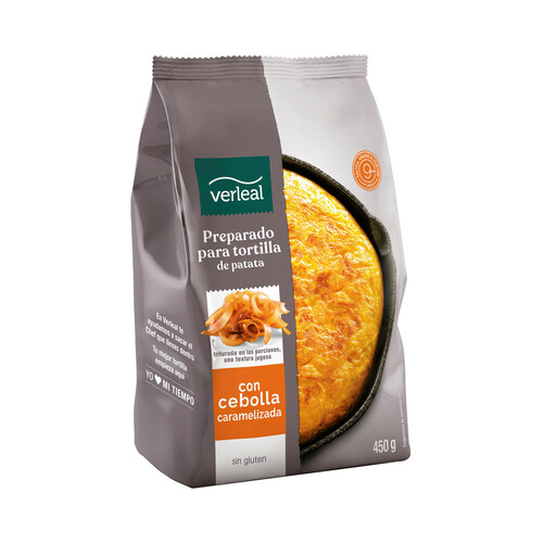 VERLEAL Preparado para tortilla de patata con cebolla caramelizada 450 g.