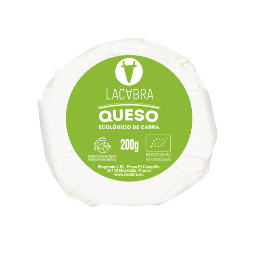 LACABRA Queso de cabra ecológico LACABRA 200 g.