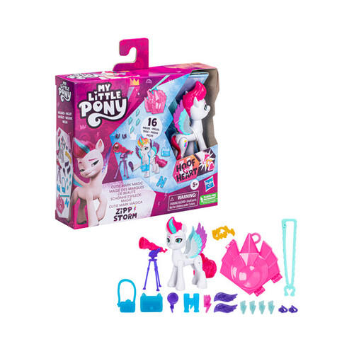 My Little Pony deja tu huella Zipp Storm, +5 años, incluye accesorios, HASBRO.