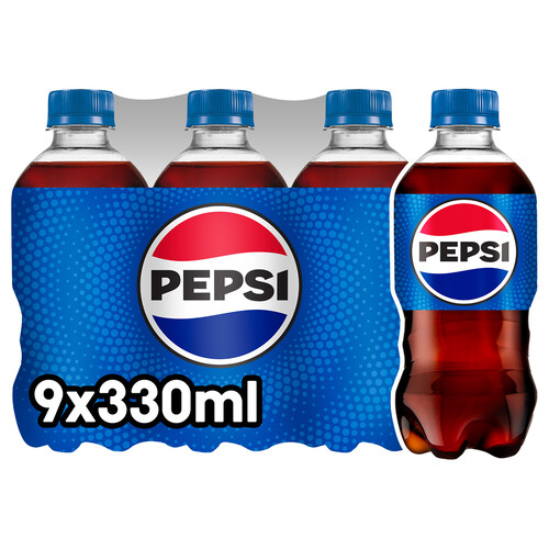 PEPSI Refresco de cola Junior pack 9 uds. x 33 cl.