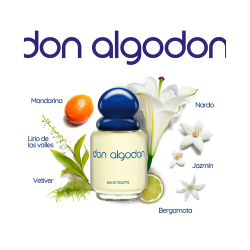 DON ALGODÓN Estuche para mujer con colonia, loción corporal y gel.