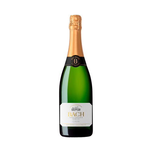 BACH Cava brut, elaborado de forma tradicional y con D.O. Cava botella 75 cl.