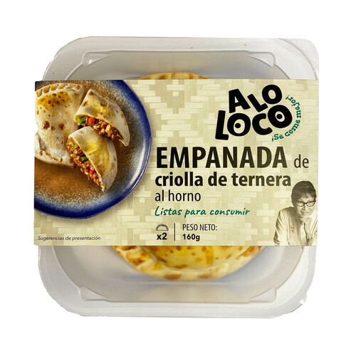 ALOLOCO Empanada criolla de carne 2 x 80 g.