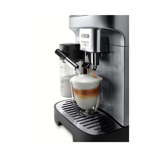 Cafetera espresso superautomática DE'LONGHI Magnifica Evo ECAM290.61.SB, presión 15bar, molinillo, café en grano o molido, vaporizador, 1450W.