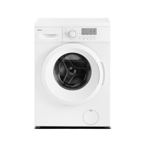 Lavadora QILIVE Q.6682 5KG, clasificación energética: D, 1000RPM, H: 88,5cm, A: 65,5cm, F: 50cm.