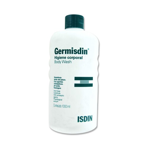ISDIN Gel para baño o ducha sin jabón y con agentes antisépticos ISDIN Germisdin 1000 ml.