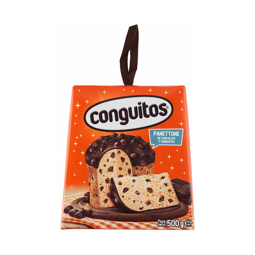 CONGUITOS Panettone de chocolate 500 g.