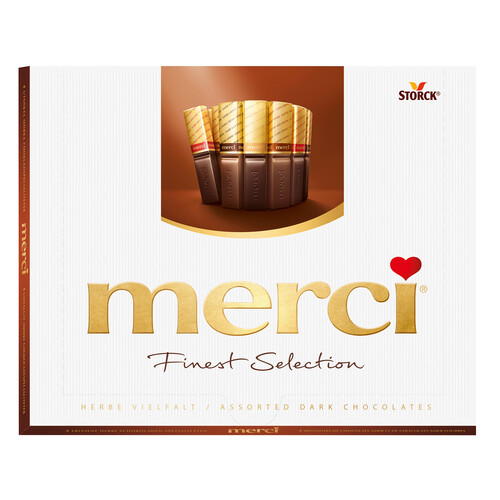 MERCI FINEST SELECTION Bombones surtidos chocolate negro 250 g.