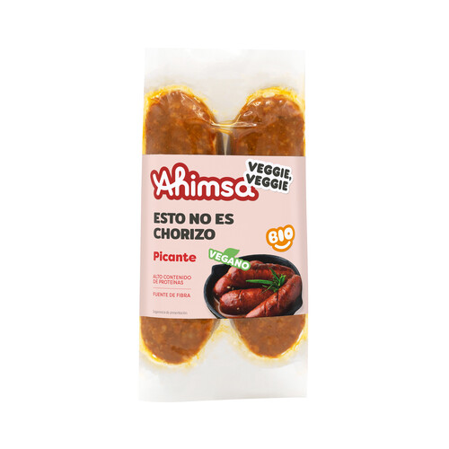 AHIMSA Chorizo picante vegano Bio AHIMSA 230 g.