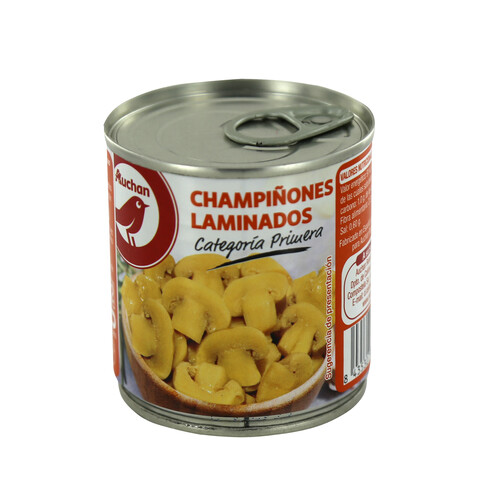 PRODUCTO ALCAMPO Champiñones laminados lata de 105 g.