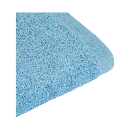 Toalla de ducha 100% algodón color azul, 360g/m² ACTUEL.
