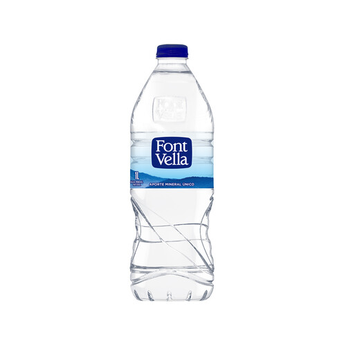 FONT VELLA Agua mineral botella de 1 l.