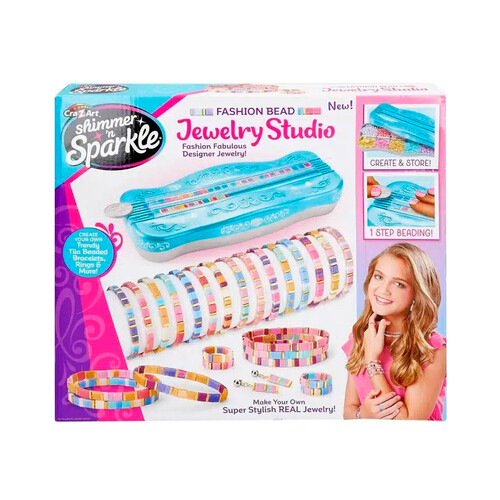 Kit para hacer joyas Shimmer N Sparkle Jewelry Studio, COLOR BABY.