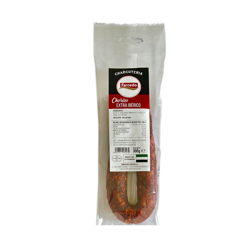 FARCEDO Chorizo Ibérico sarta flowpack 300 g.