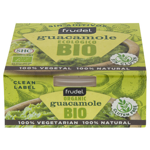 FRUDEL Guacamole 100 % vegetal ecológico FRUDEL 150 g.