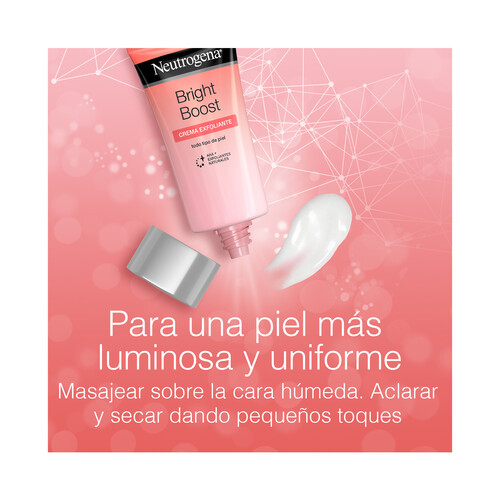 NEUTRÓGENA Crema exfoliante facail para todo tipo de pieles NEUTRÓGENA Bright boost 75 ml.