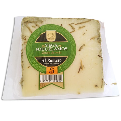 VEGA SOTUELAMOS Queso de oveja al romero VEGA SOTUELAMOS 235 g.