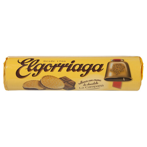 ELGORRIAGA Galletas rellenas de chocolate 500 g.