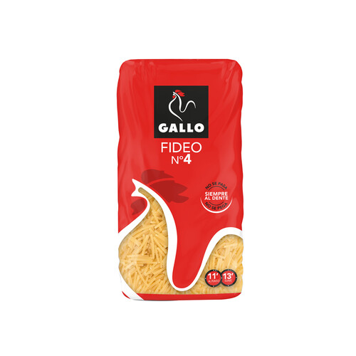 GALLO Pasta fideos nº 4 GALLO paquete de 450 g.