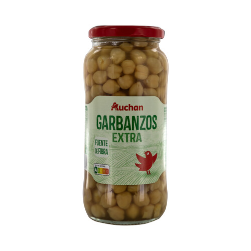 PRODUCTO ALCAMPO Garbanzos extra, cocidos bote 400 g.