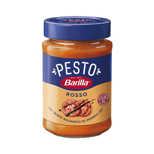BARILLA Salsa Pesto rosso con aceite balsámico de módena BARILLA 200 g.