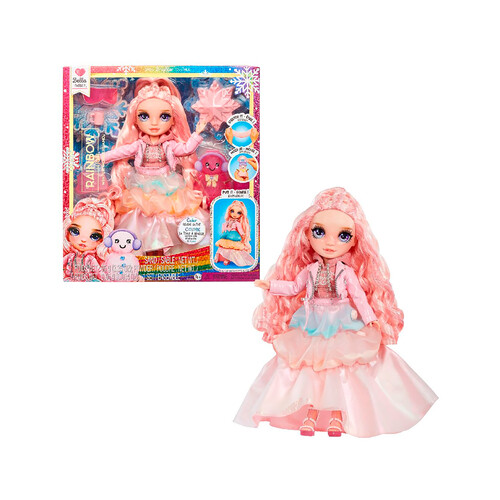 Muñeca Rainbow High Winter Wonderland Pink, MGA