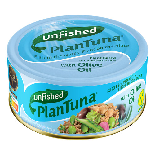 UNFISHED PLANTUNA Untable vegetal en aceite de oliva 150 g.