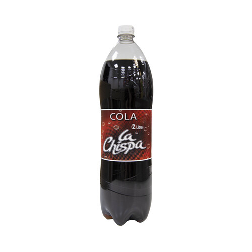 LA CHISPA Bebida refrescante con azúcares y edulcorantes con sabor a cola botella de 2 l.