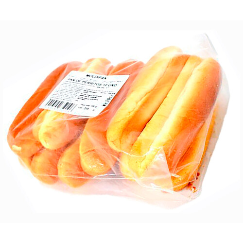 MOLDIPAN Pan de perritos moldipan 10 ud. 500 g.