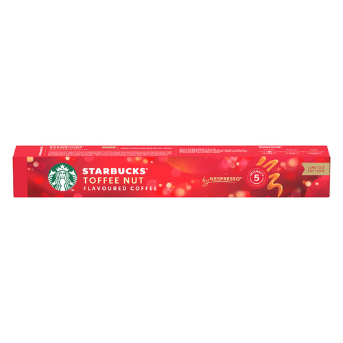 STARBUCKS Café en cápsulas Toffee nut I8, 10 uds 