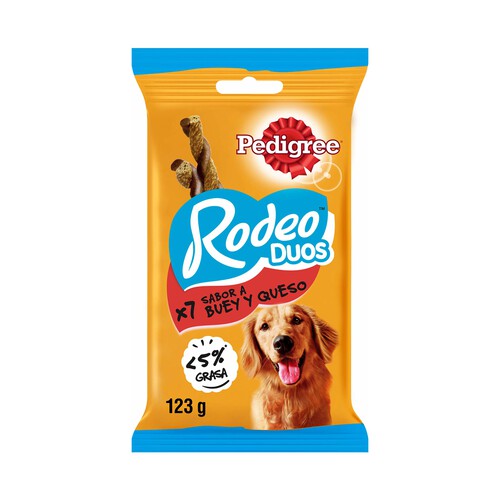 PEDIGREE Snack para perros queso y buey PEDIGREE RODEO DUOS 120 g.