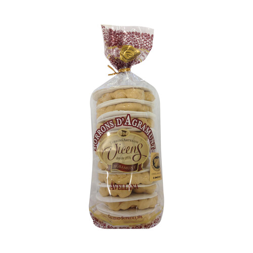 Turrón de avellana VICENS 10 uds 300 g.