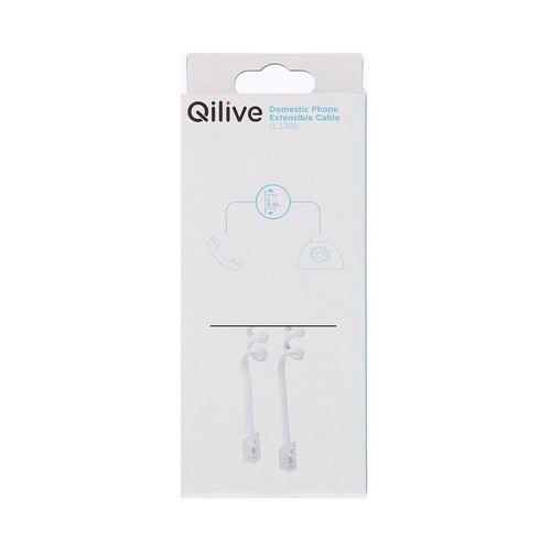 Cable RJ11 extensible QILIVE, longitud 2m.