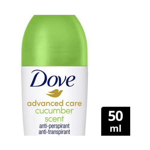 DOVE Desodorante roll on para mujer con protección antitranspirante hasta 72 horas DOVE Advanced care 50 ml.