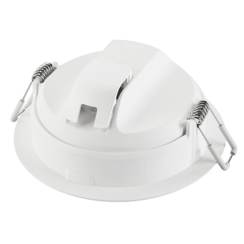 Downlight empotrable redondo 6W, 9,5cm, luz neutra 4000K, PHILIPS, color blanco.