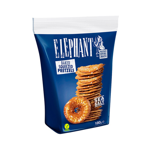 ELEPHANT Pretzel con sal 180 g.