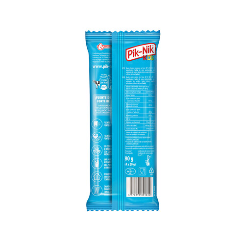 PIK-NIK Queso a tiras especial niños PIK-NIK 80 g.